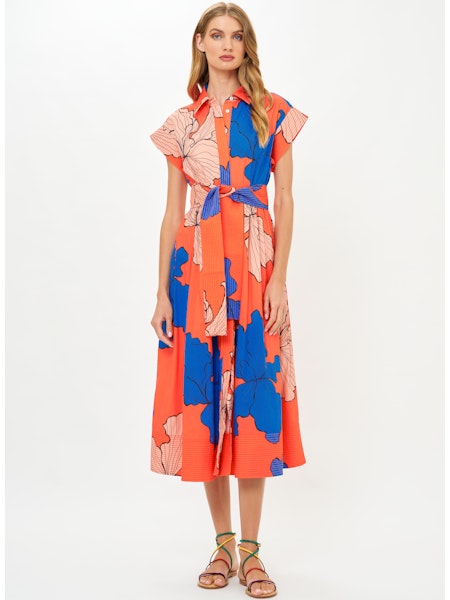 BELTED SHIRT DRESS - Bora Bora