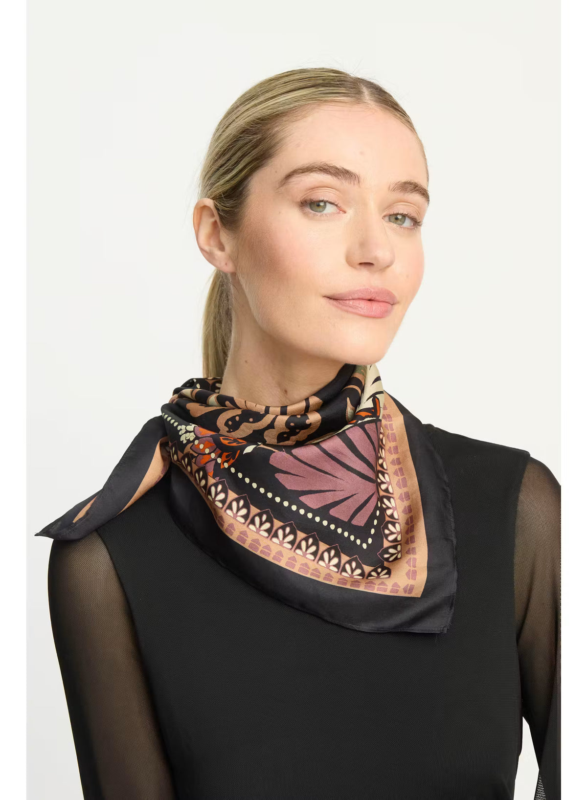 Renee Scarf in Crouching Cheetah