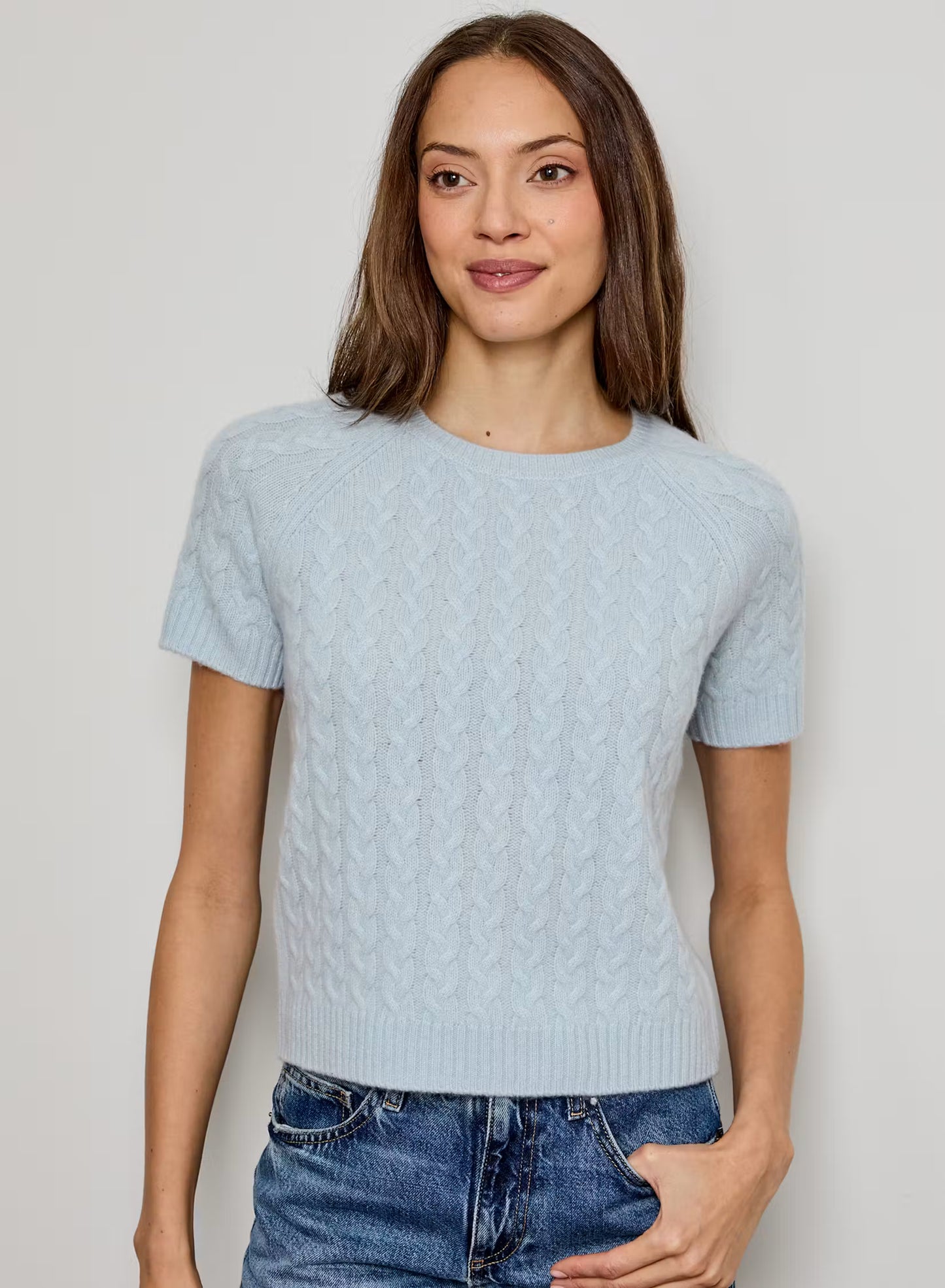 SS CABLE SWEATER