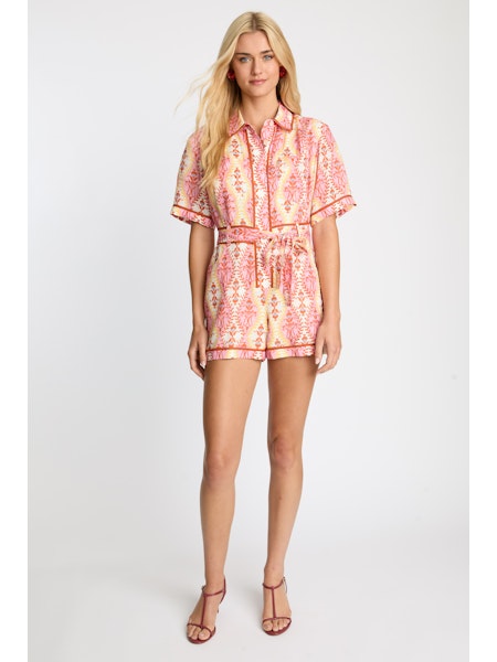 MARILYN ROMPER - HERITAGE FLORAL