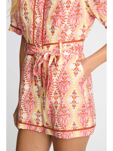 MARILYN ROMPER - HERITAGE FLORAL