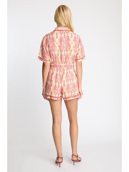 MARILYN ROMPER - HERITAGE FLORAL