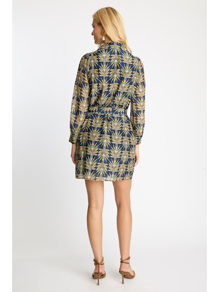 Lucy Dress in Deco Plume