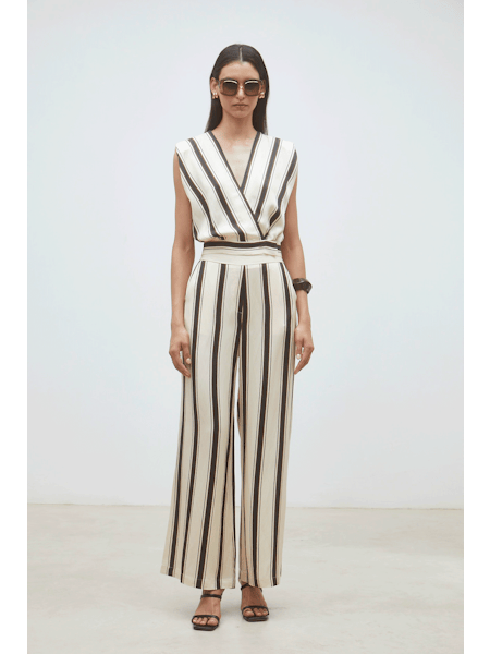 Jerry Pant -  Flowing striped pants
