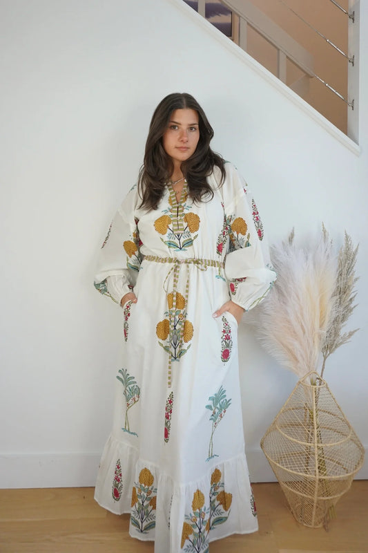 NIBI MTK JOEL MAXI DRESS - KABIR FLORAL