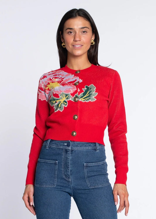 Naomi Cardigan in Fall Blooms