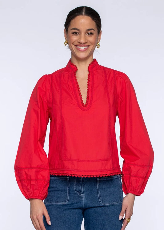 Katie Top in Red Apple