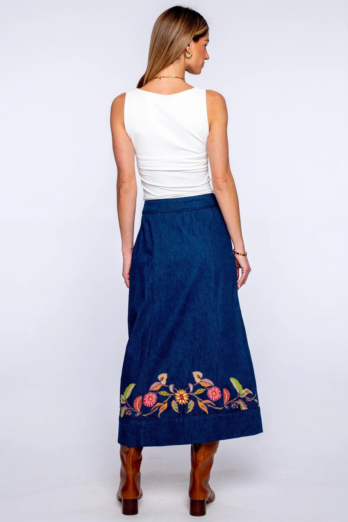 Frannie Skirt - Denim