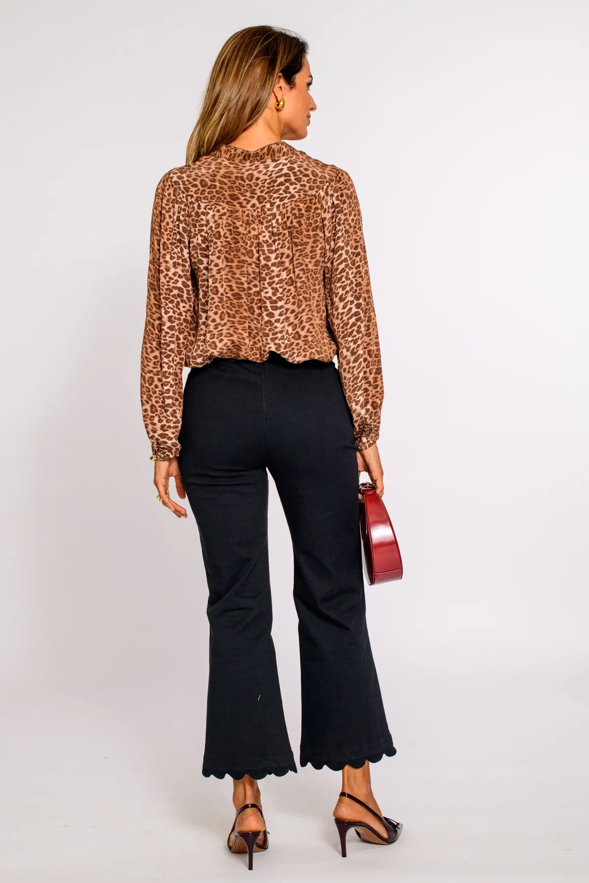 Hannah Top in Leopard