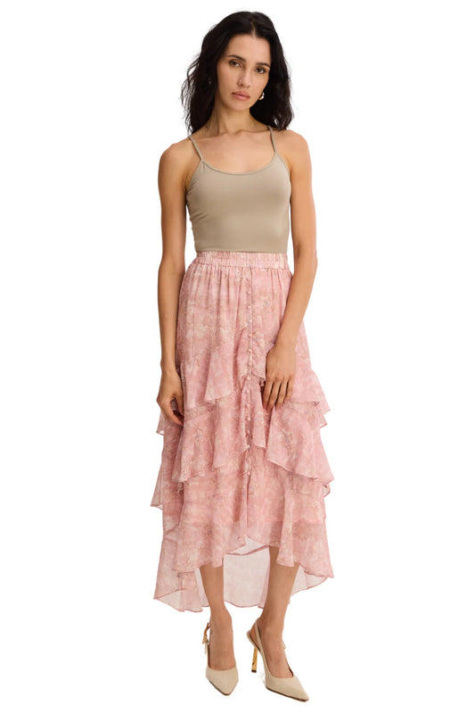 Ella Midi skirt - Blush