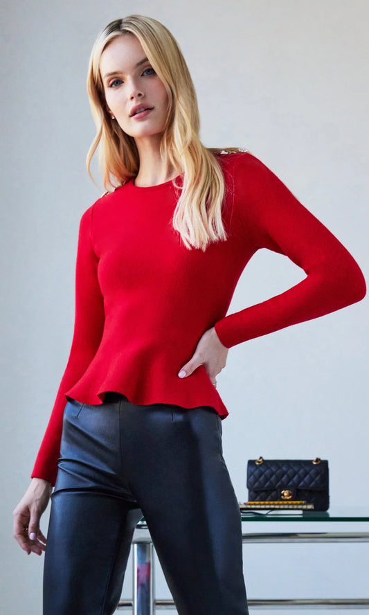 Panache Peplum Sweater