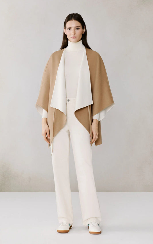 GENEVA Double Face Wool Cape