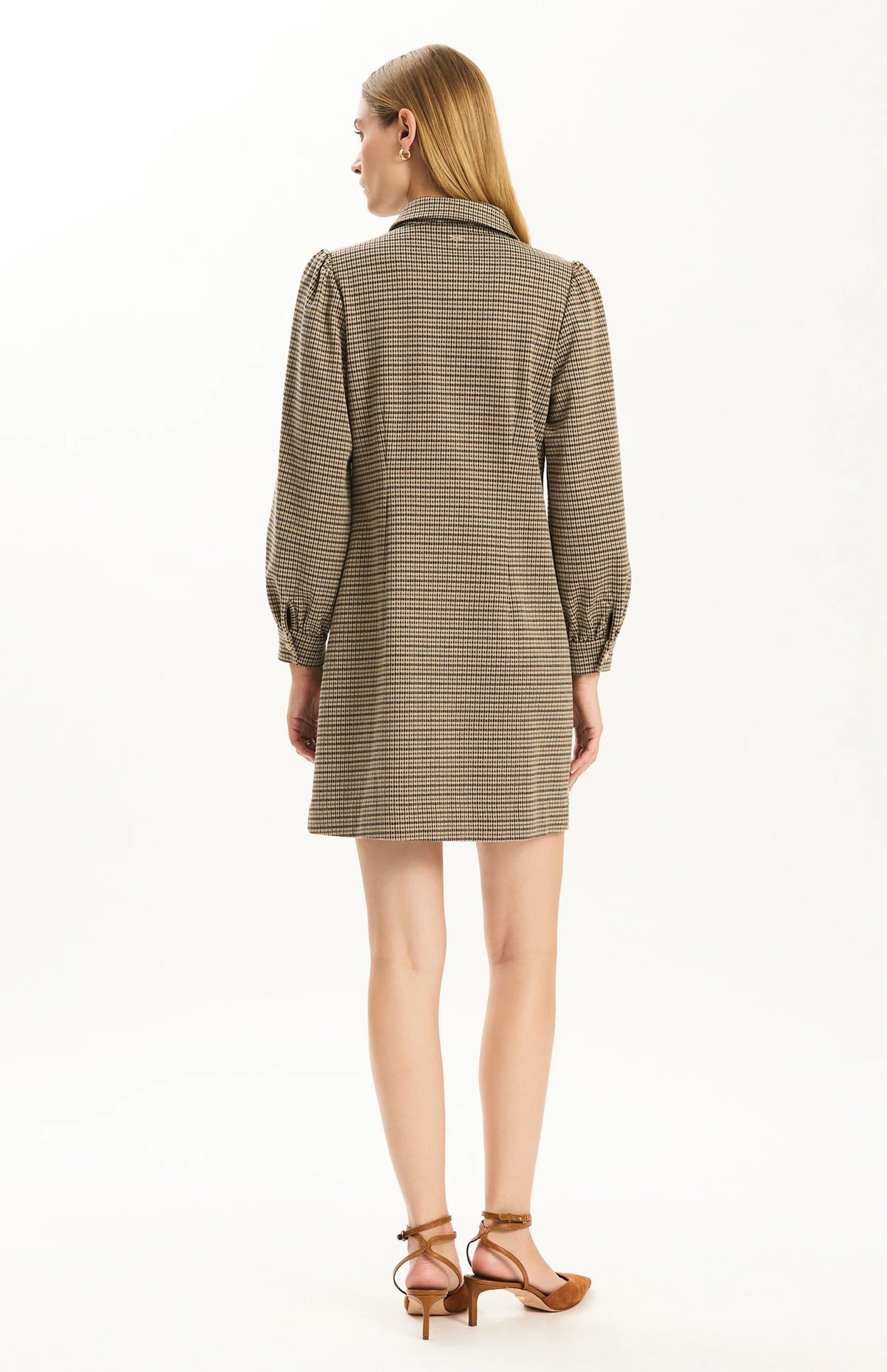 Melanie Knit Check Dress