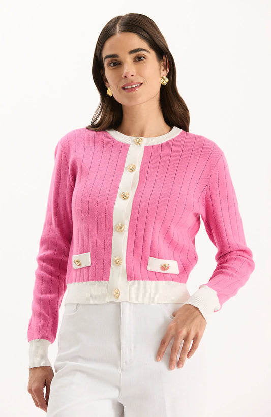 Pink Tibby Cardigan