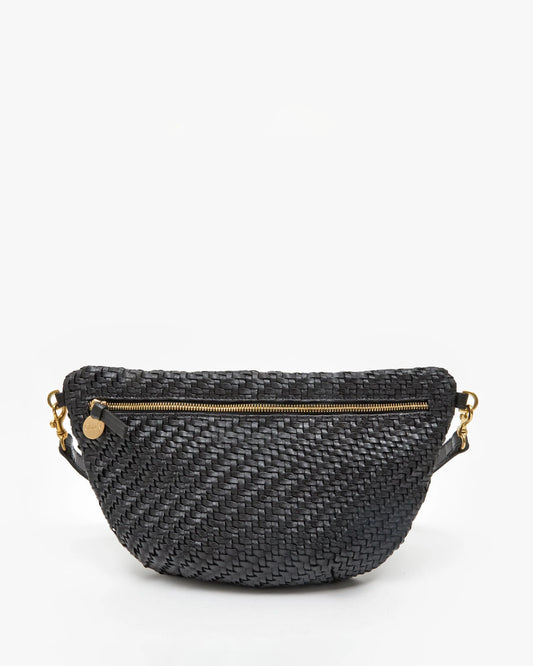 Grande Fanny - Black - Woven ZigZag