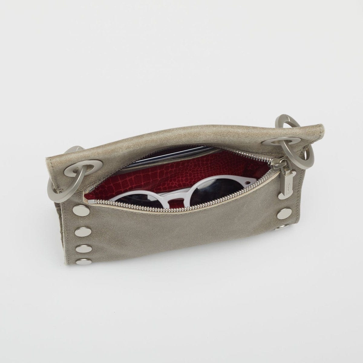Hammit Tony Small Crossbody in Pewter