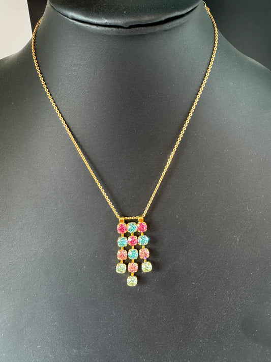 Small Waterfall Pendant in "Coral Cove"