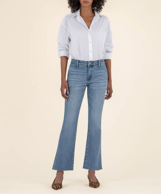 Kelsey Mid Rise Ankle Flare