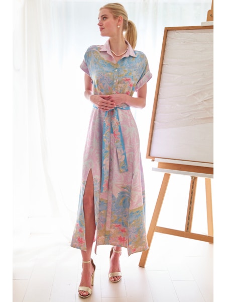 Long Chantal Jacquard Dress