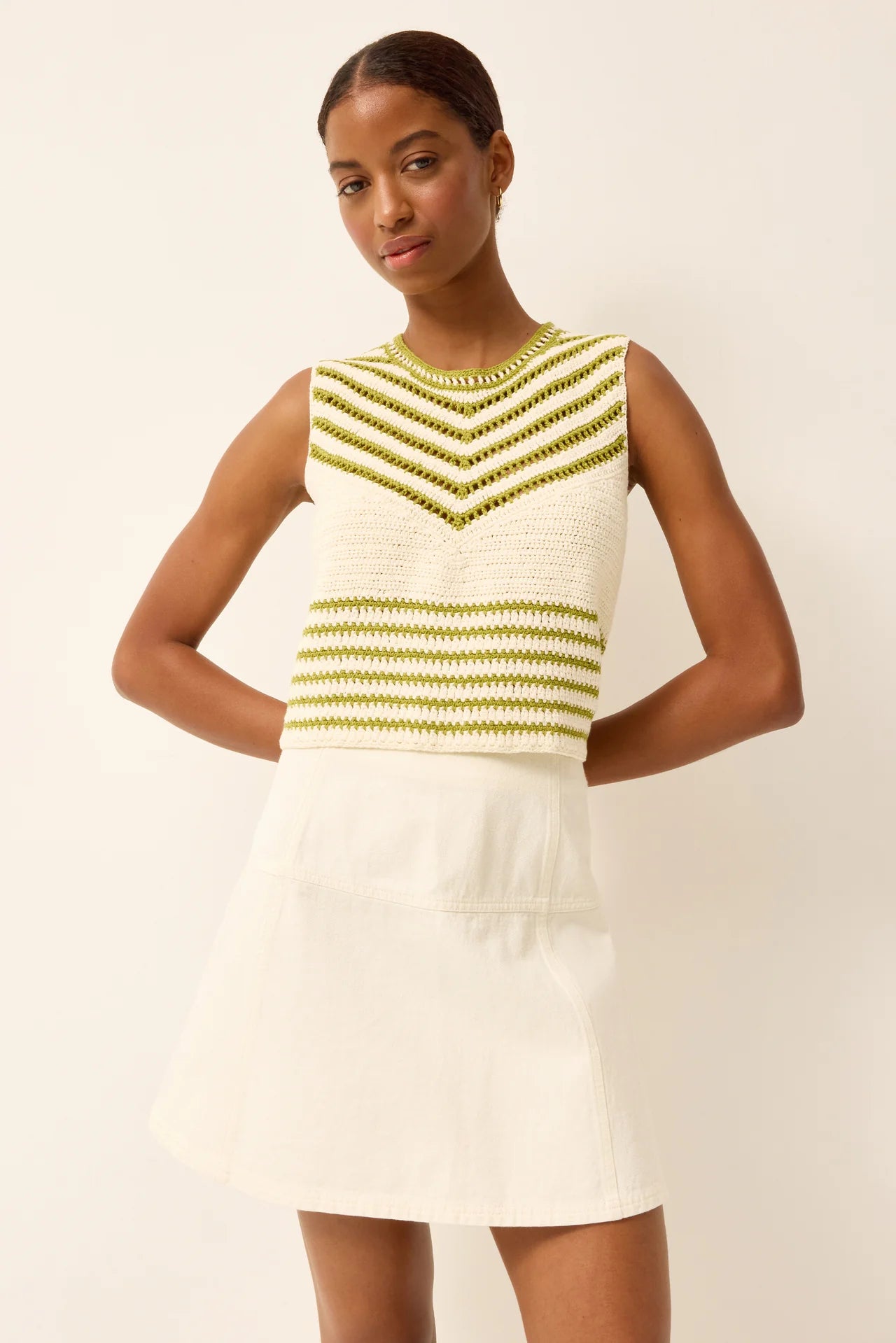 Crawford Skirt - WhiteWash