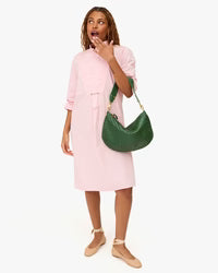 Moyen Messenger  in Evergreen Woven Zig-Zag