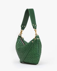Moyen Messenger  in Evergreen Woven Zig-Zag