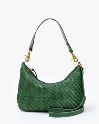 Moyen Messenger  in Evergreen Woven Zig-Zag