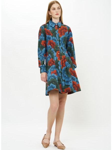 ELIZABETH DRESS- MADRID BLUE