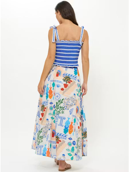 Swing Skirt - CorfuBlue