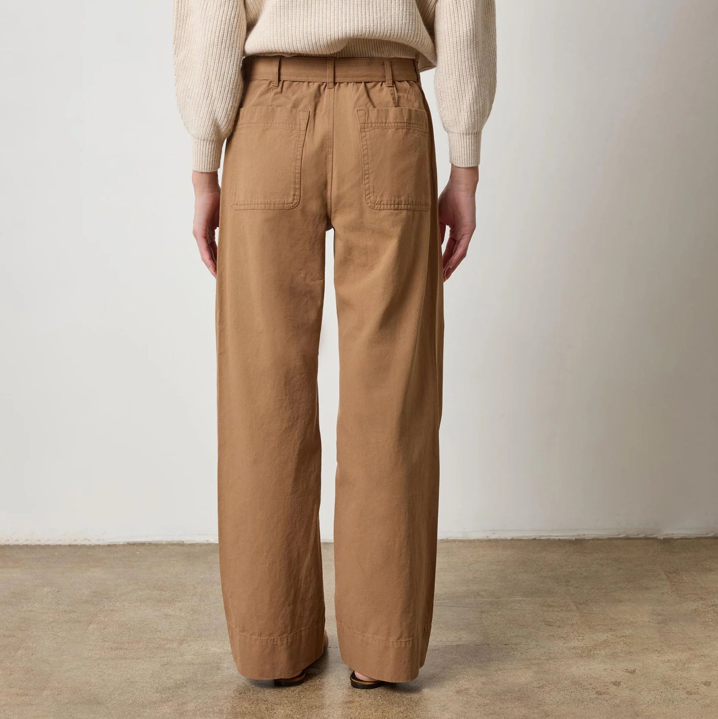 Slant Pocket Twill Pant in Pecan