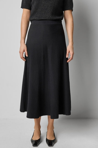 Flared Knit Skirt
