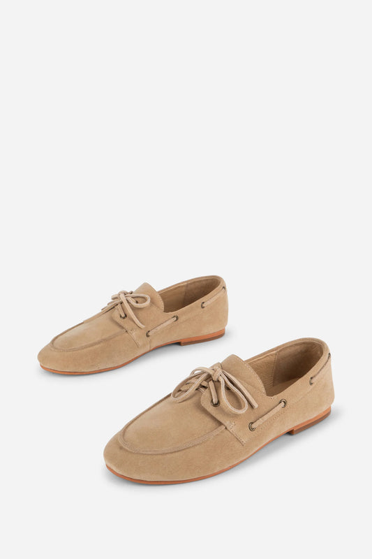 Pixie Boat Shoe - Taupe