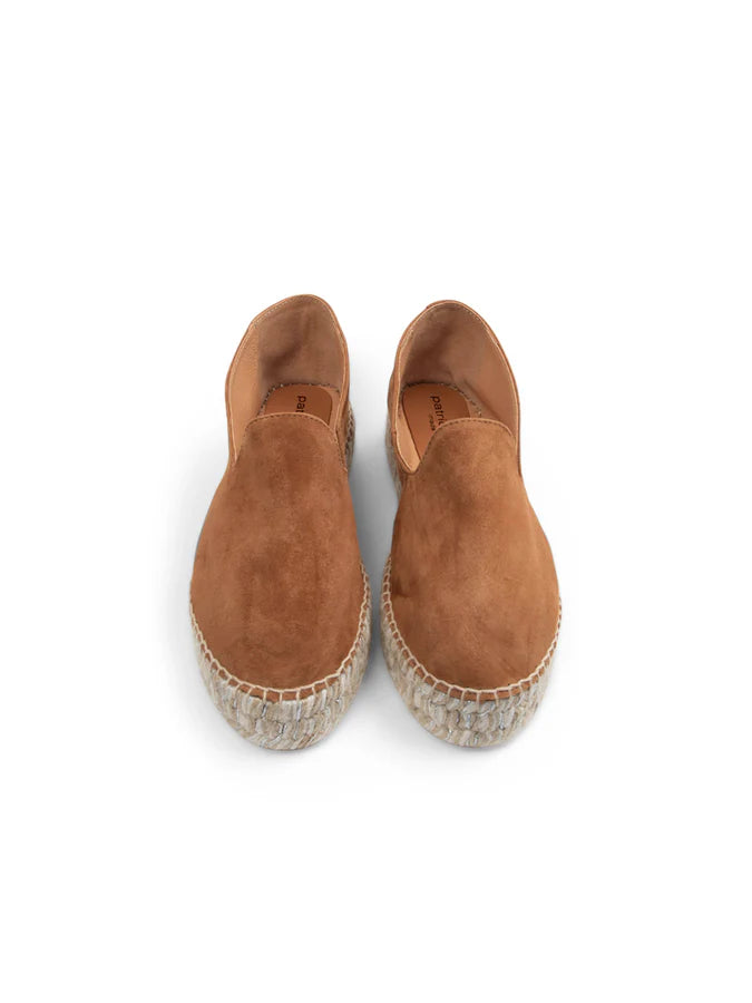 Avery espadrille loafer - Cognac Suede
