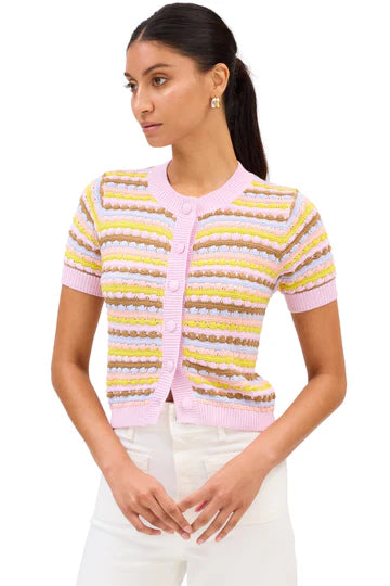 SPRING ADELLE CARDIGAN - Orchid Multi