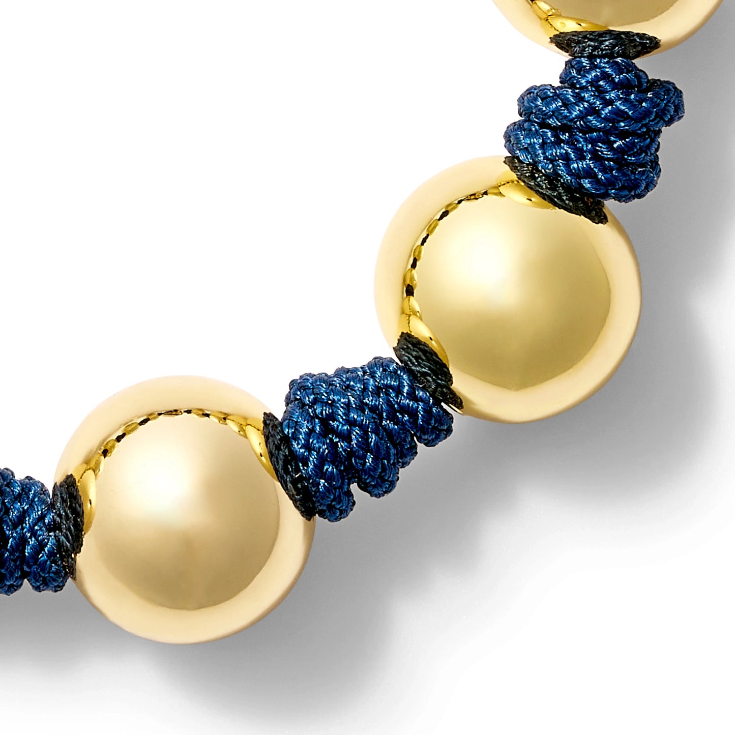 The Gold Ball + Pearl Knotting Bracelet