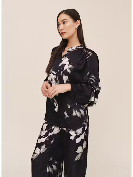 Long Sleeve Mandarin Top