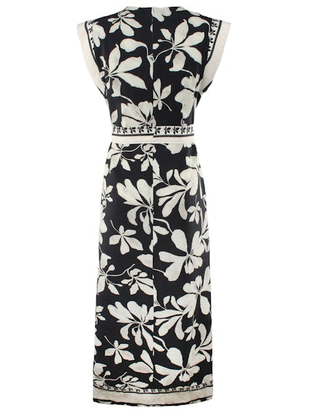 Beverly Dress - Black & Tan