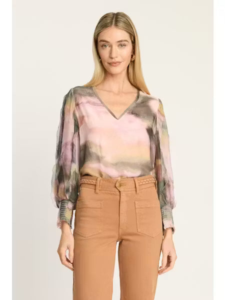 Jaci Top - Rose Grass Haze