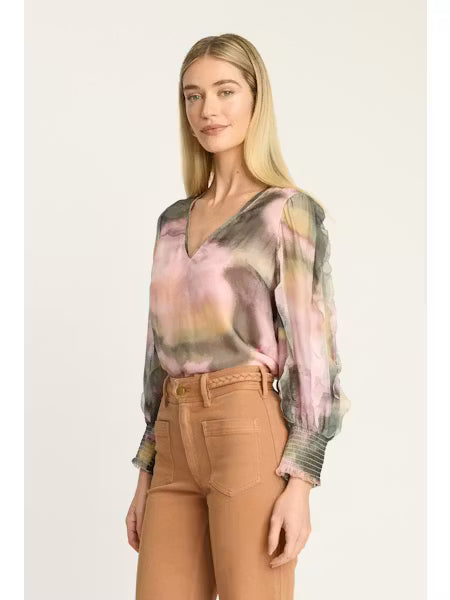 Jaci Top - Rose Grass Haze