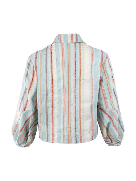 CROP EMMY SHIRT HARBOUR ISLE STRIPE