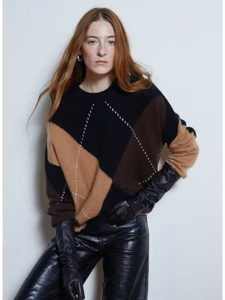 Oversized Argyle