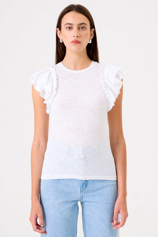 Double Shell Ruffles Tops – HONEY on Miami