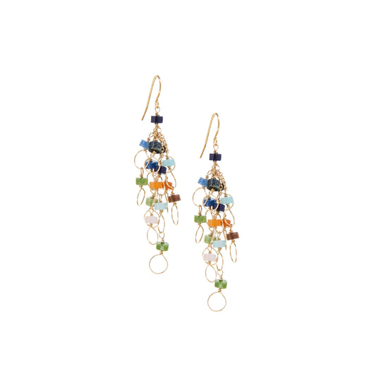 Rondelle Tassel Earring
