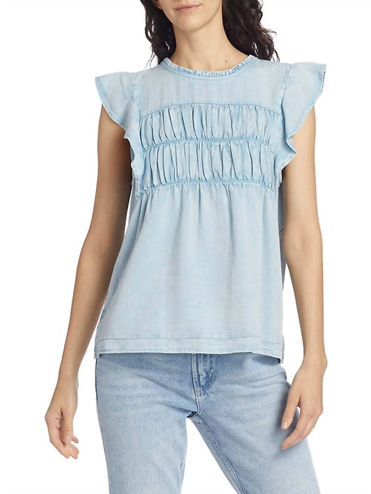 Filomena Top in Ocean Wash