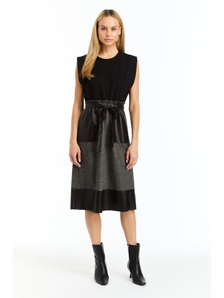 Janie Dress in Granite