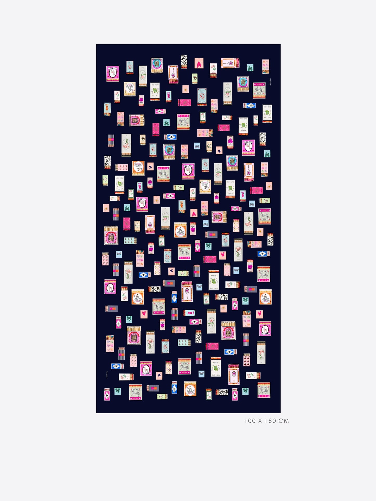 Marine Matches Scarf - FOULARD CERILLAS MARINO