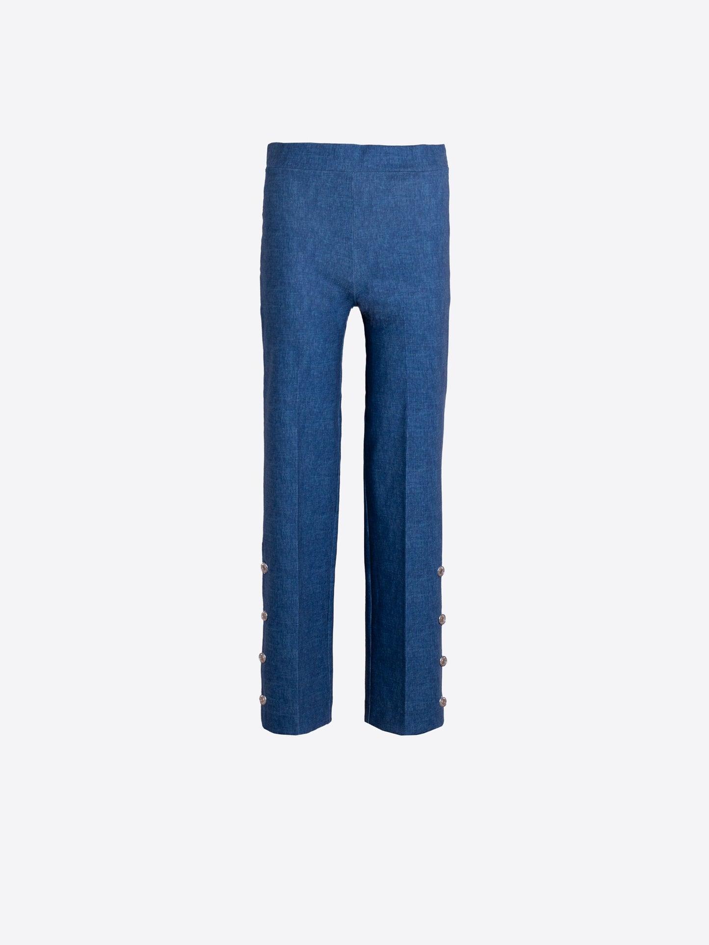 NAVY BLUE SAILOR PANTS WITH METAL BUTTONS