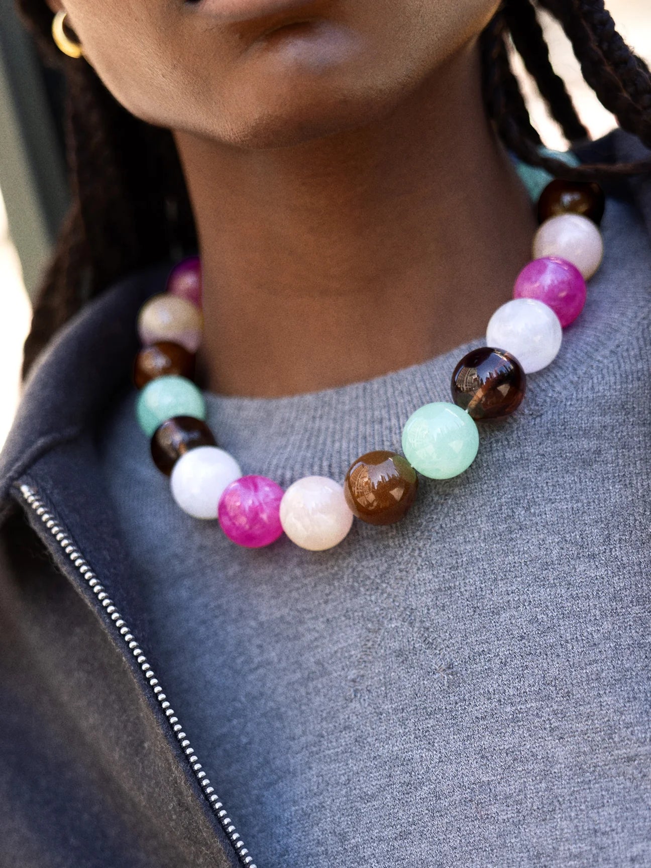 Jane Beaded Necklace - Multi