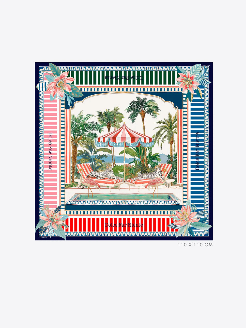 Large Dolce Far Niente Silk Scarf