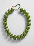 Joan Semi-precious Necklace - Dk Green